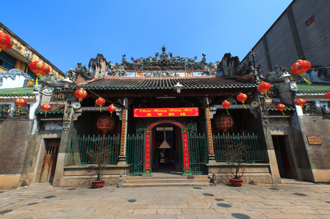 Thien Hau temple Padoga, Cho Lon, Ho Chi Minh City