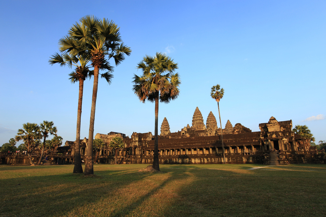 Angkor Wat Temple at Sunset, Temples of Angkor, Cambodia