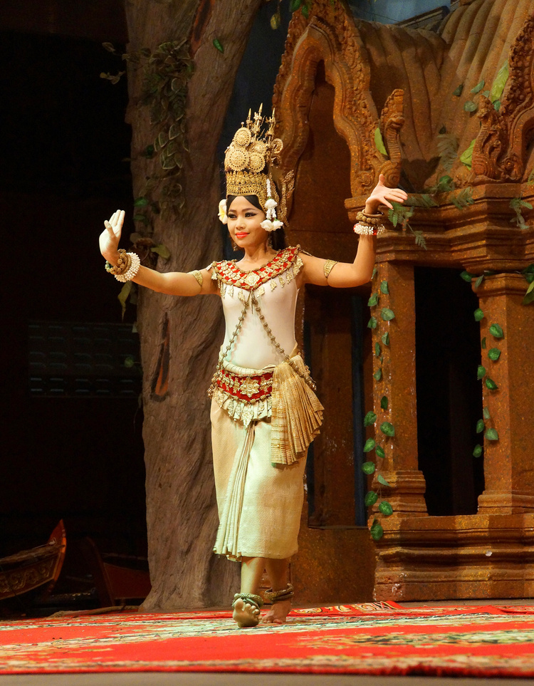 Apsara Dancer in Siem Reap, Cambodia