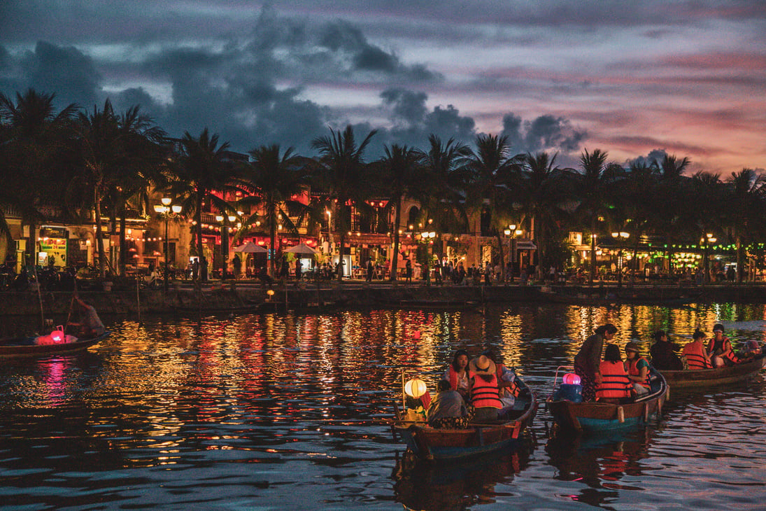 Hoi An Canal in Central Vietnam