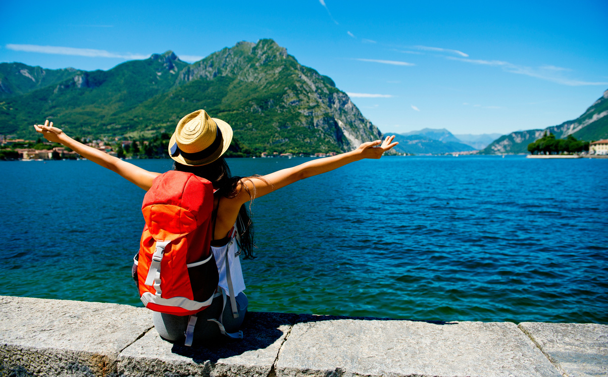 Female traveler