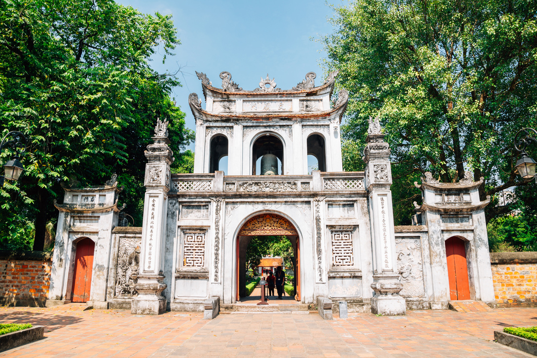 Temple of literature in Hanoi, Vietnam