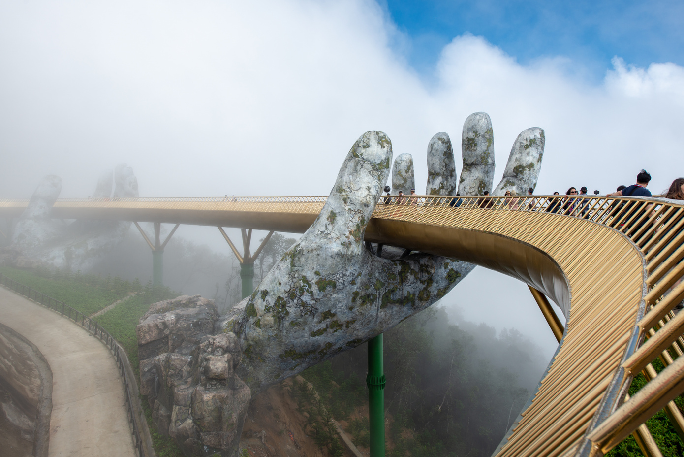 Golden Bridge in Ba Na Hills