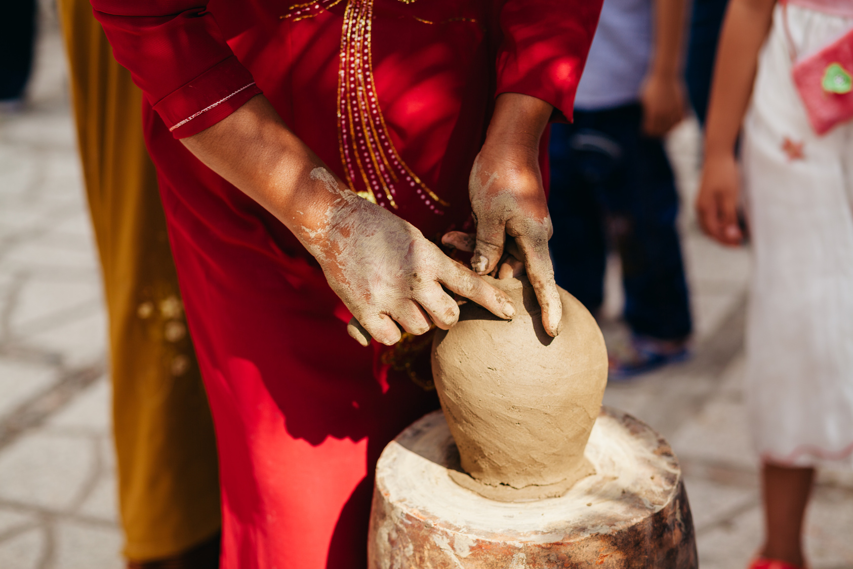 Traditional Clay Pot Creation in Vietnam